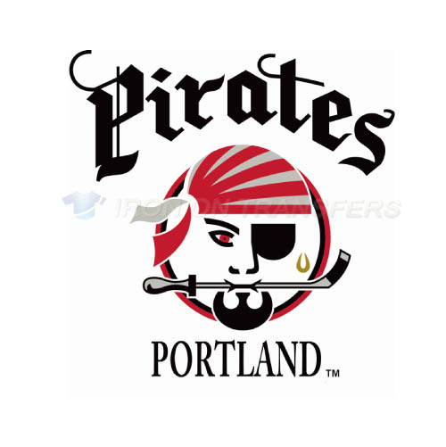 Portland Pirates Iron-on Stickers (Heat Transfers)NO.9106
